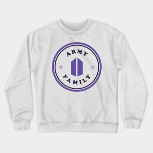 BTS ARMY family round logo Crewneck Sweatshirt